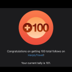 100 Followers – Big Thanks